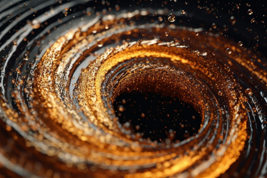 Black Hole Abstraction: Acrylic Print for Wall & Office Decor