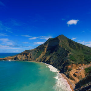 Tropical Paradise: Captivating Acrylic Prints of Beautiful Caribbean Mountains