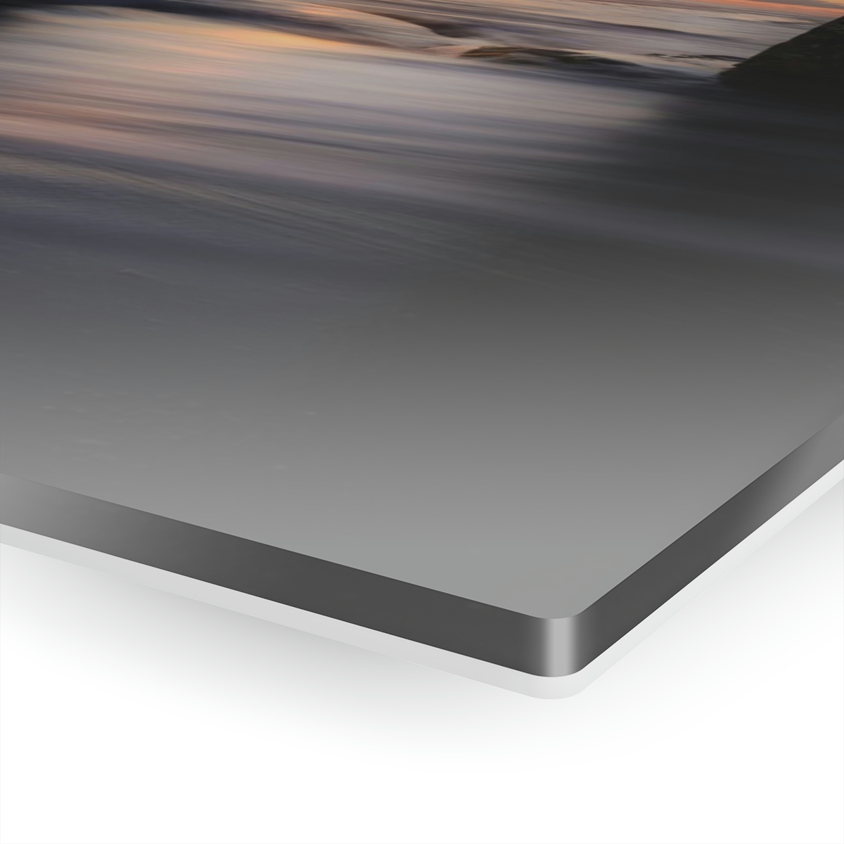 Portal to Serenity: Mystical Sunrise over the Ocean through the Acrylic Print