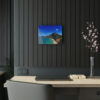 Tropical Paradise: Captivating Acrylic Prints of Beautiful Caribbean Mountains