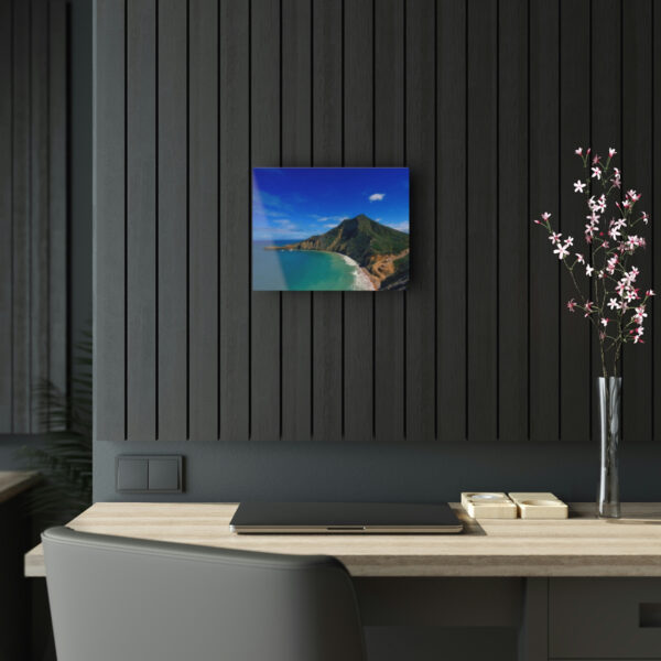Tropical Paradise: Captivating Acrylic Prints of Beautiful Caribbean Mountains