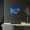 Tropical Paradise: Captivating Acrylic Prints of Beautiful Caribbean Mountains