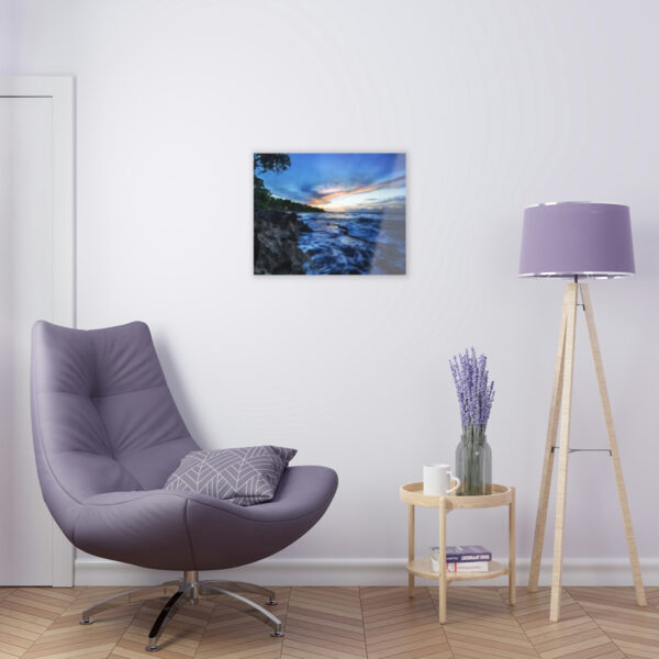 Blue Ocean Sunset - Acrylic Print