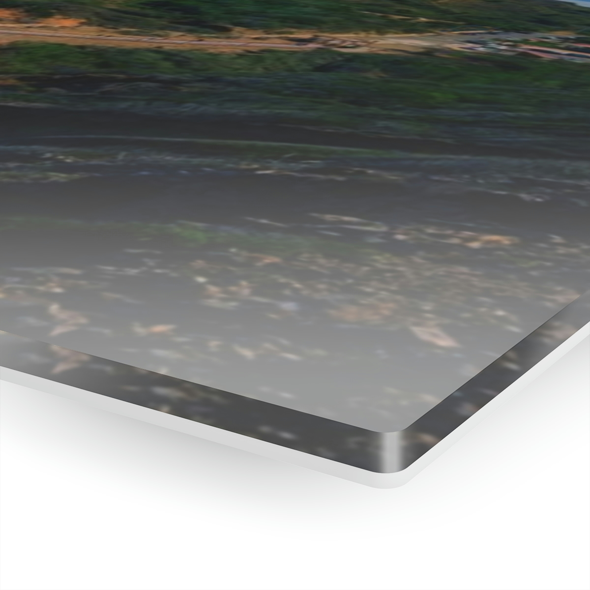 Tropical Paradise: Captivating Acrylic Prints of Beautiful Caribbean Mountains