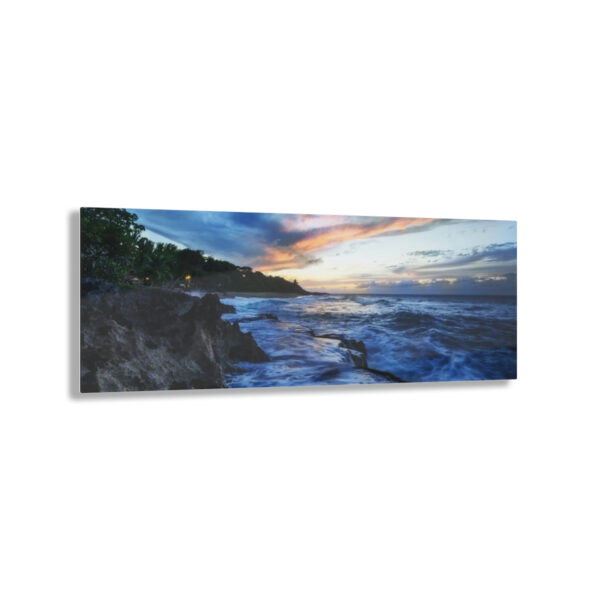 Blue Ocean Sunset - Acrylic Print