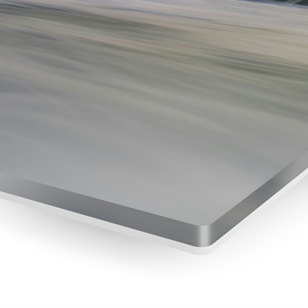 Seascape Symphony: An Acrylic Print Celebrating the Mystical Meeting of Dawn, Ocean Waves, and Rocks