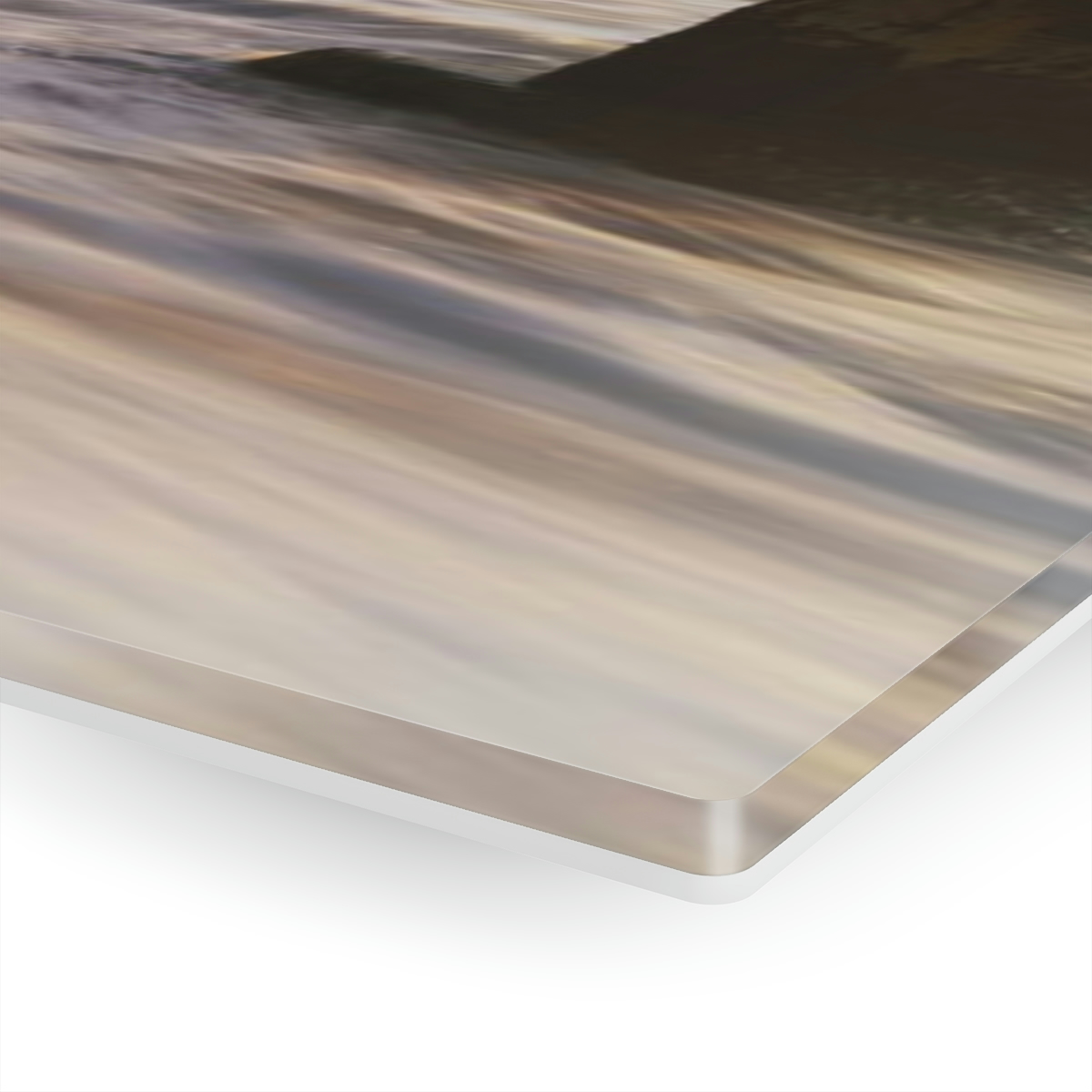 78315-62.jpg "Oceanic Dawn": Acrylic prints wall art for office or home, featuring sunrise, thunder clouds, and mysterious ocean pillar.