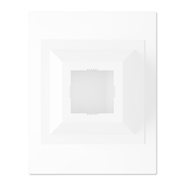 Hot & Cold Harmony: Abstract Wall Art - Acrylic Print