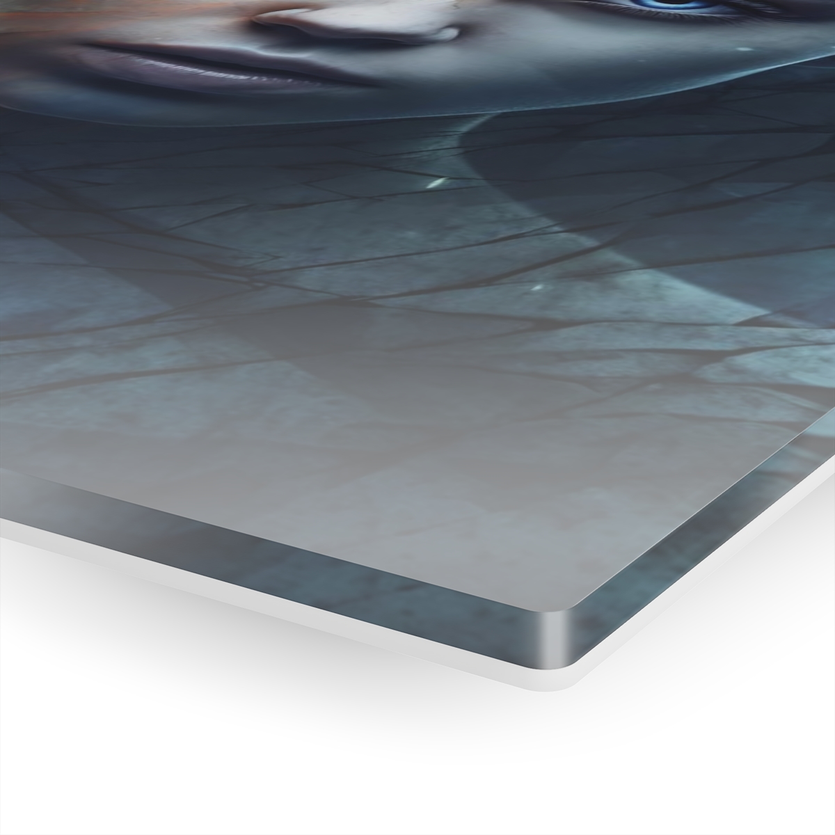 78304-52.jpg Transcendent Slate: Abstract Girl - Acrylic Print