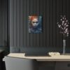 Transcendent Slate: Abstract Girl - Acrylic Print