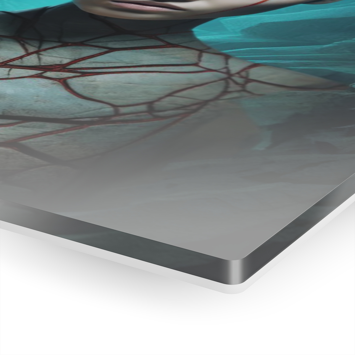 78304-65.jpg Enigmatic Elegance: Oriental Goddess - Abstract Acrylic Print