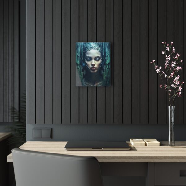 Enigmatic Presence: Abstract Stone Goddess - Acrylic Print