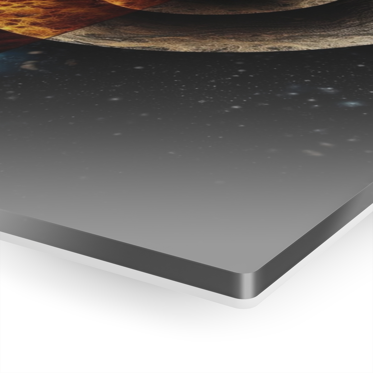 Hot & Cold Harmony: Abstract Wall Art - Acrylic Print