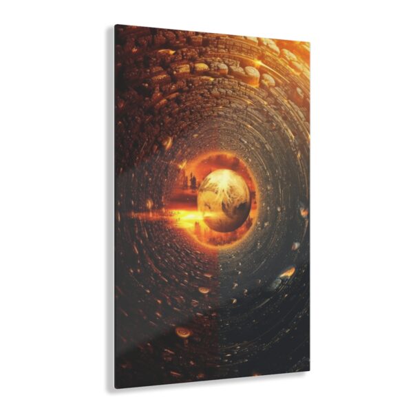 Cosmic Fusion: Abstract Universe Acrylic Print