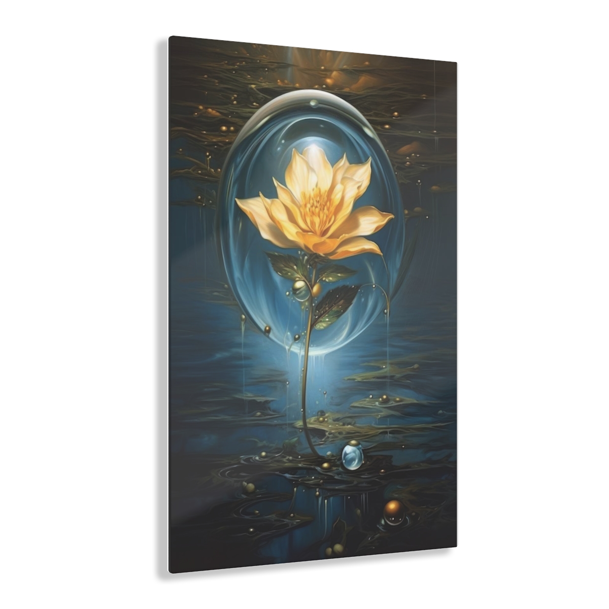 Sustainable Serenity: Water is Life Acrylic Print