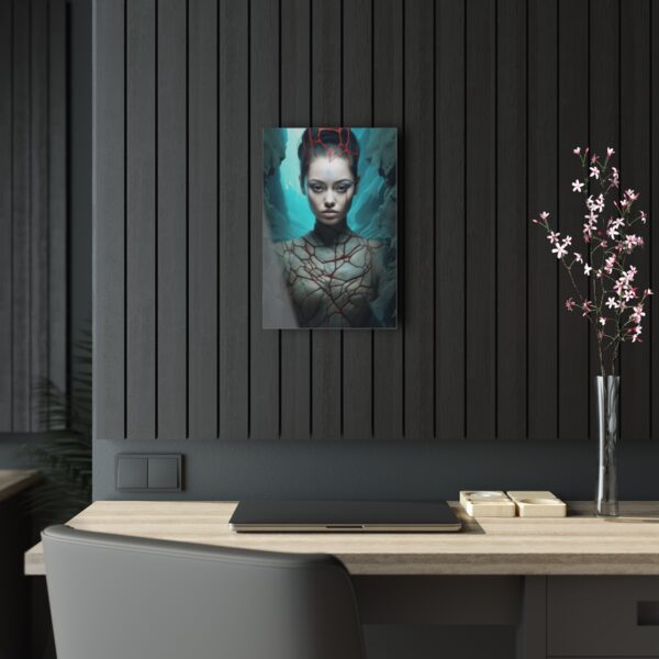 Enigmatic Elegance: Oriental Goddess - Abstract Acrylic Print