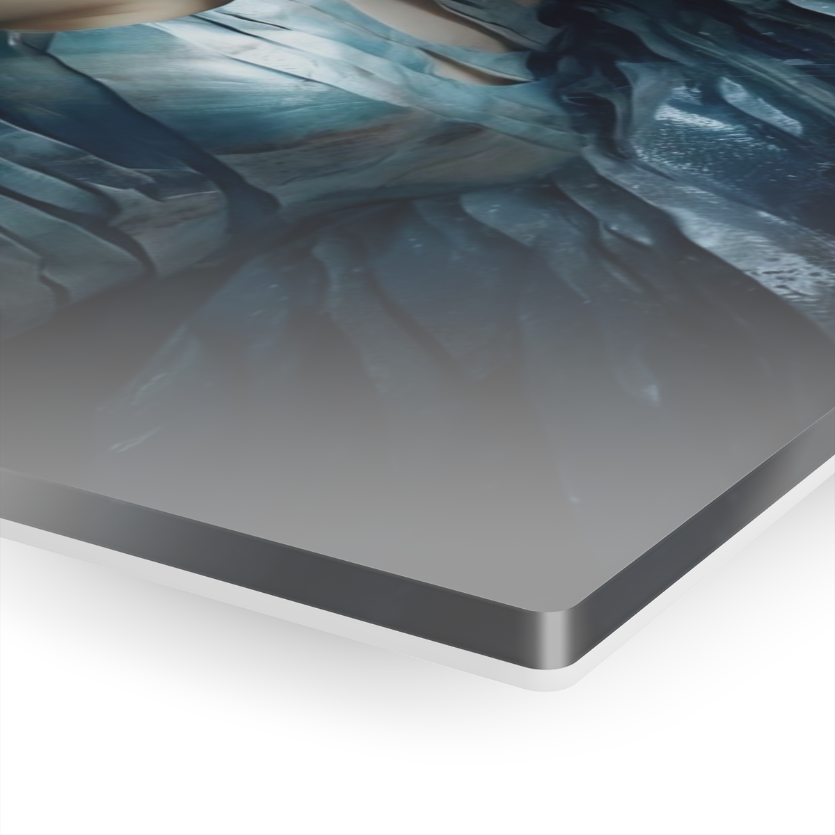 Mystic Serenity: Abstract Girl Goddess - Acrylic Print