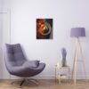 Hot & Cold Harmony: Abstract Wall Art - Acrylic Print