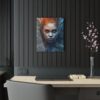 Transcendent Slate: Abstract Girl - Acrylic Print