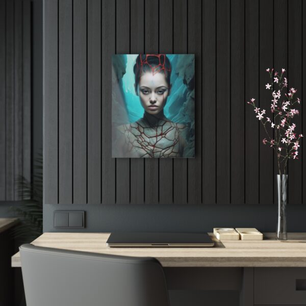 Enigmatic Elegance: Oriental Goddess - Abstract Acrylic Print