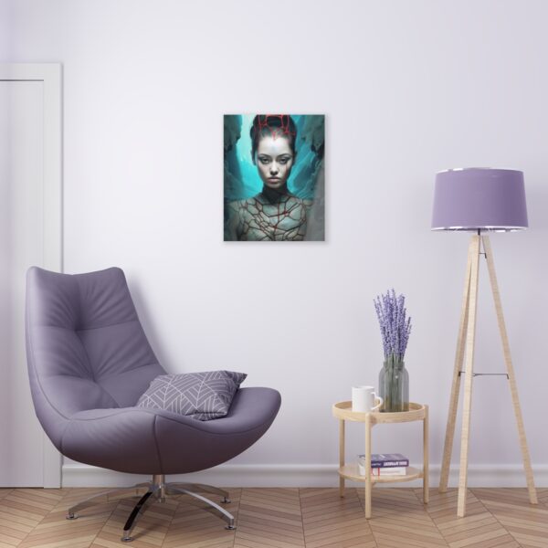 Enigmatic Elegance: Oriental Goddess - Abstract Acrylic Print