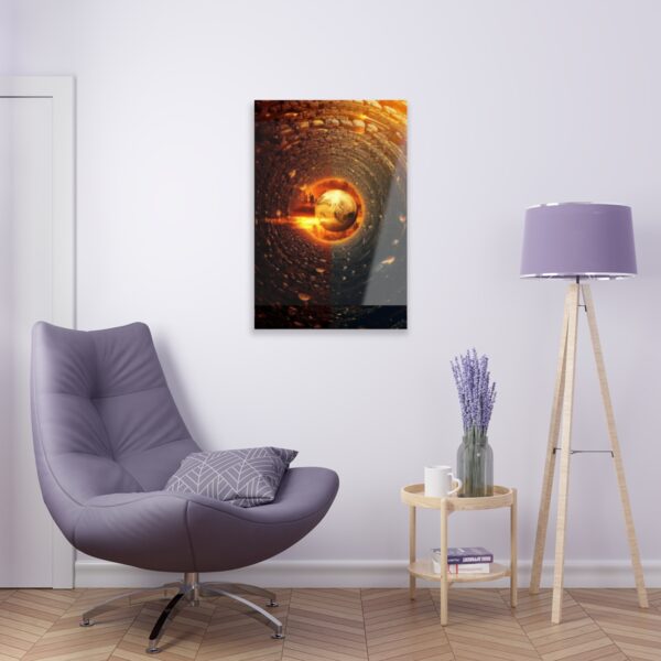 Cosmic Fusion: Abstract Universe Acrylic Print