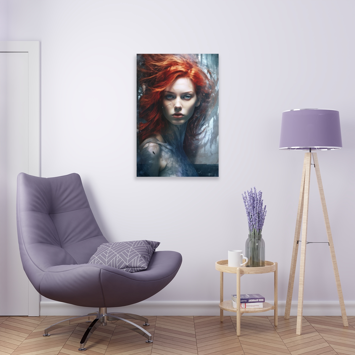 Stone Goddess: Office Elegance in Acrylic - Acrylic Prints