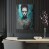 Enigmatic Elegance: Oriental Goddess - Abstract Acrylic Print