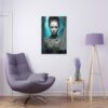 Enigmatic Elegance: Oriental Goddess - Abstract Acrylic Print