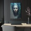 Enigmatic Presence: Abstract Stone Goddess - Acrylic Print