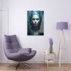 Enigmatic Presence: Abstract Stone Goddess - Acrylic Print