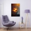 Cosmic Fusion: Abstract Universe Acrylic Print