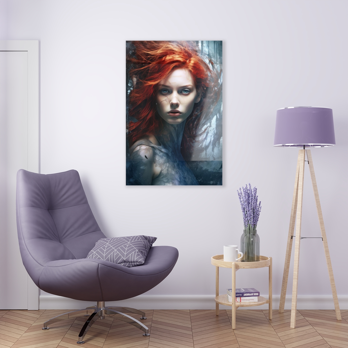 Stone Goddess: Office Elegance in Acrylic - Acrylic Prints