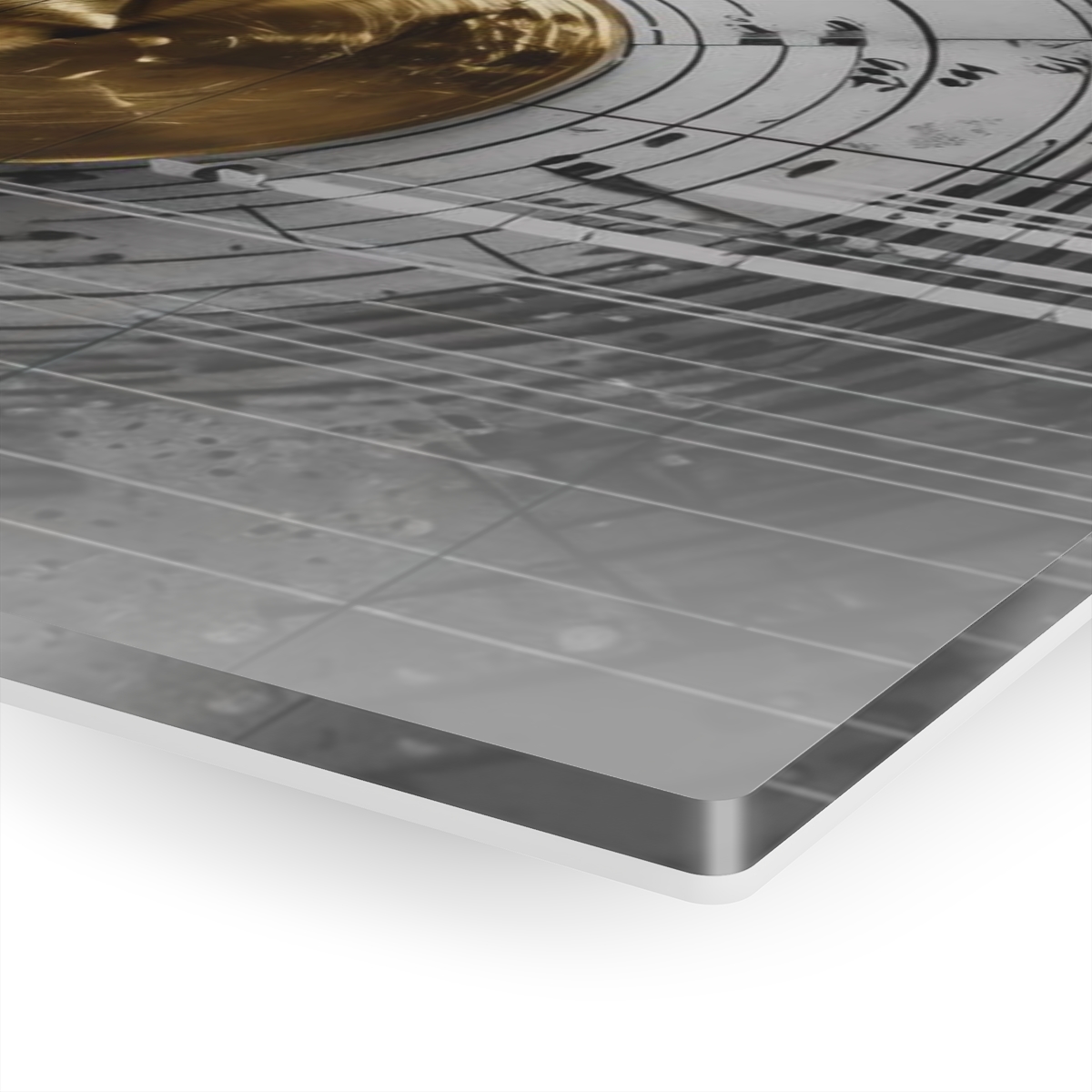 Infinity Melody: Music Abstraction - Acrylic Print for Wall Office Decor