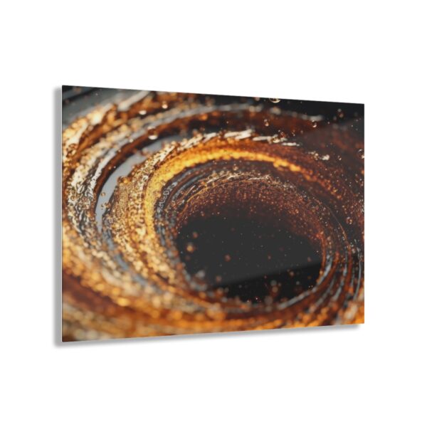 Black Hole Abstraction: Acrylic Print for Wall & Office Decor