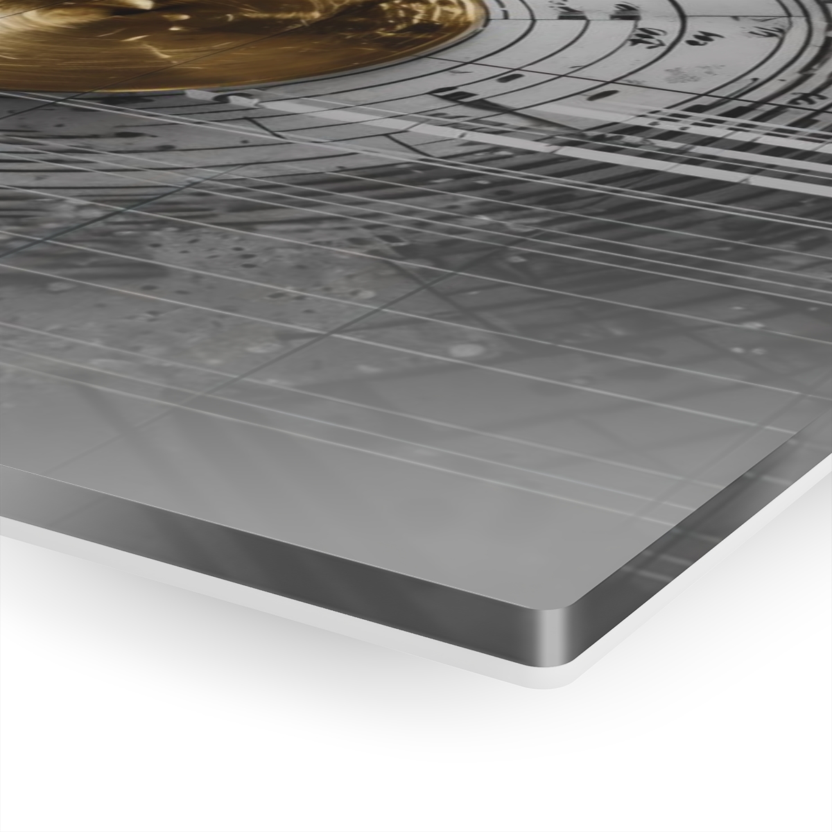 Infinity Melody: Music Abstraction - Acrylic Print for Wall Office Decor