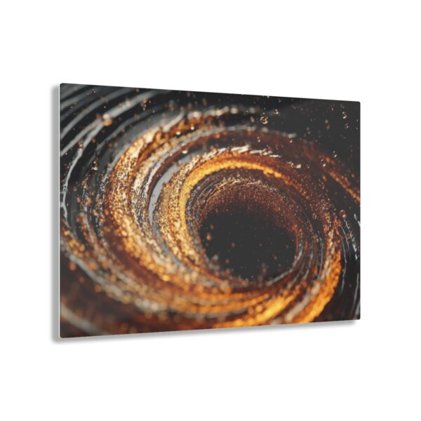 Black Hole Abstraction: Acrylic Print for Wall & Office Decor