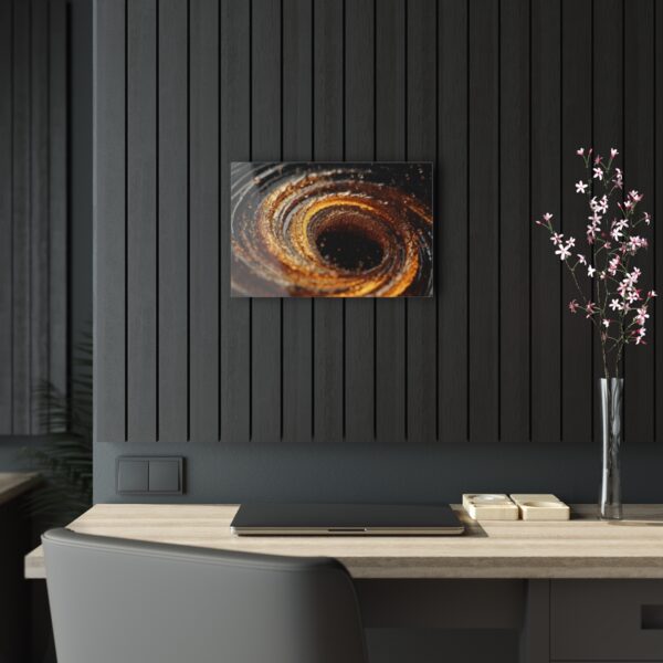 Black Hole Abstraction: Acrylic Print for Wall & Office Decor