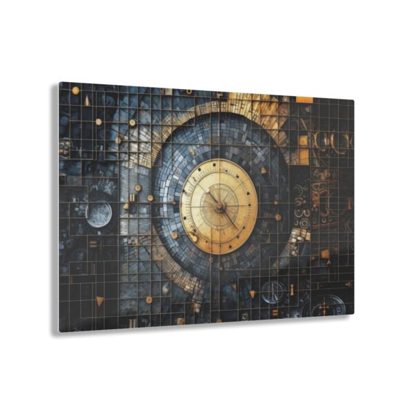 Time Travels: Abstract Journey Wall Art Acrylic Print