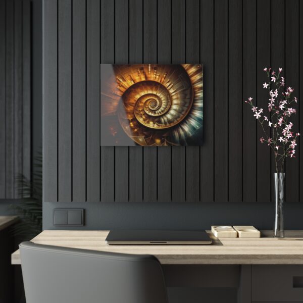SpiPal Time: Abstract Harmony - Acrylic Print for Wall & Office Decor