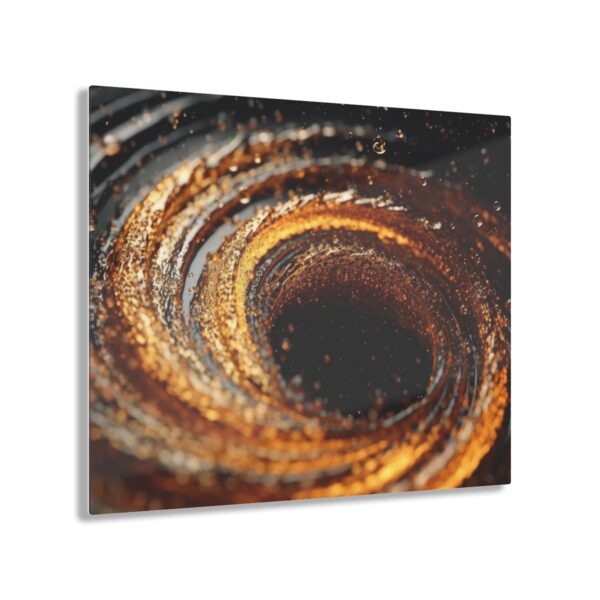 Black Hole Abstraction: Acrylic Print for Wall & Office Decor