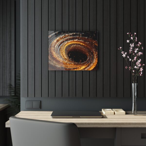 Black Hole Abstraction: Acrylic Print for Wall & Office Decor