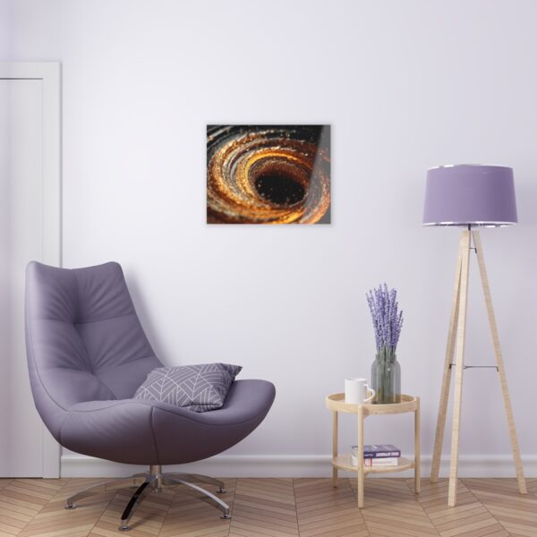 Black Hole Abstraction: Acrylic Print for Wall & Office Decor