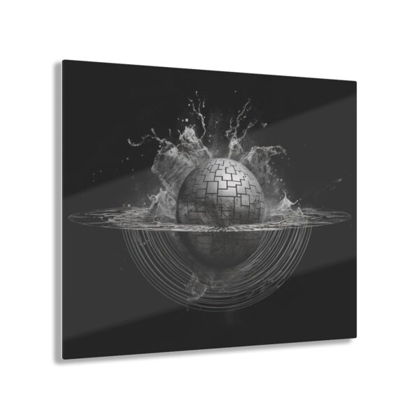 Abstract Momentum: Acrylic Print for Dynamic Wall & Office Decor