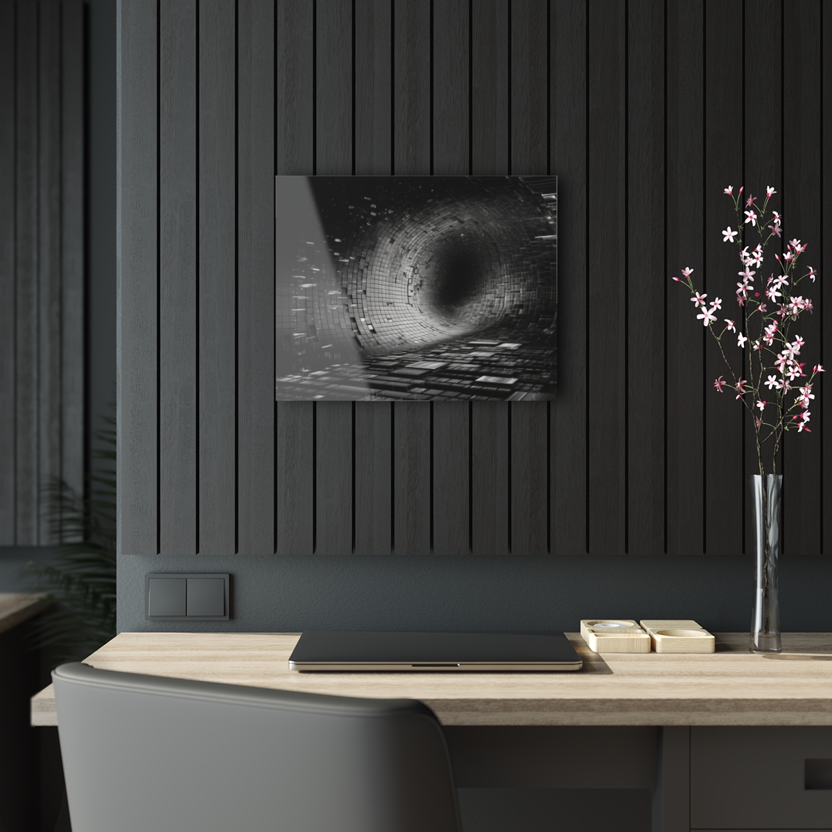 78312-43.jpg Dynamic Turbulence: Abstract Acrylic Print for Wall & Office Decor