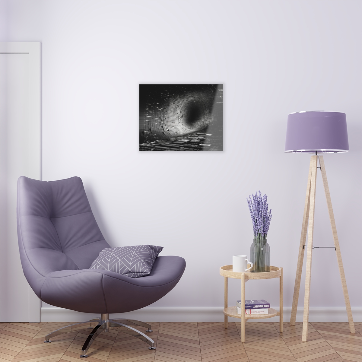 78312-44.jpg Dynamic Turbulence: Abstract Acrylic Print for Wall & Office Decor