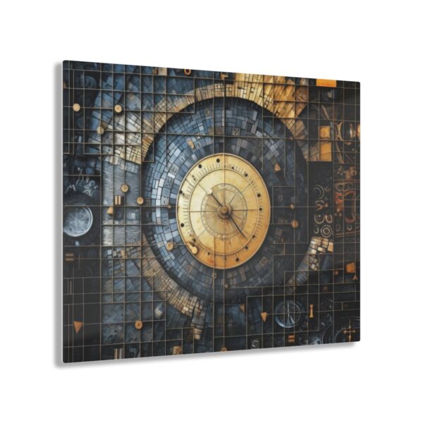 Time Travels: Abstract Journey Wall Art Acrylic Print