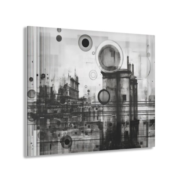 Architectural Abstraction: Office Wall Decor - Acrylic Print