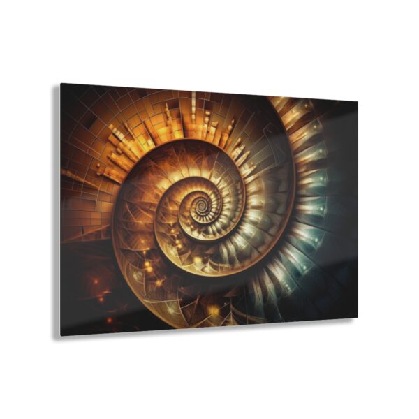 SpiPal Time: Abstract Harmony - Acrylic Print for Wall & Office Decor