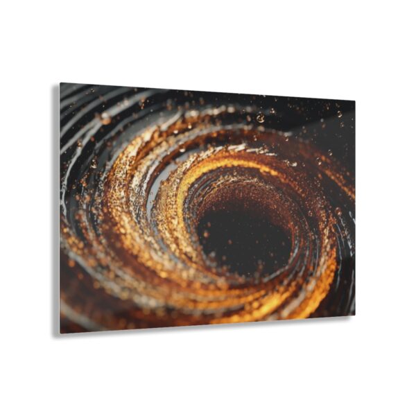 Black Hole Abstraction: Acrylic Print for Wall & Office Decor